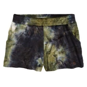 Freshman Kids' Plush Stretch Velvet Tie Dye Shorts In Sea Moss Size M (8/10) NWT - Picture 1 of 8