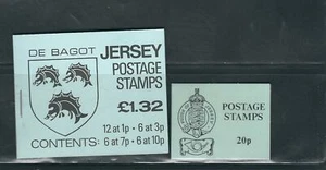 Jersey SC # 247a,249a,253a,256a De Bagot Crest. Complete Booklet .MNH - Picture 1 of 1
