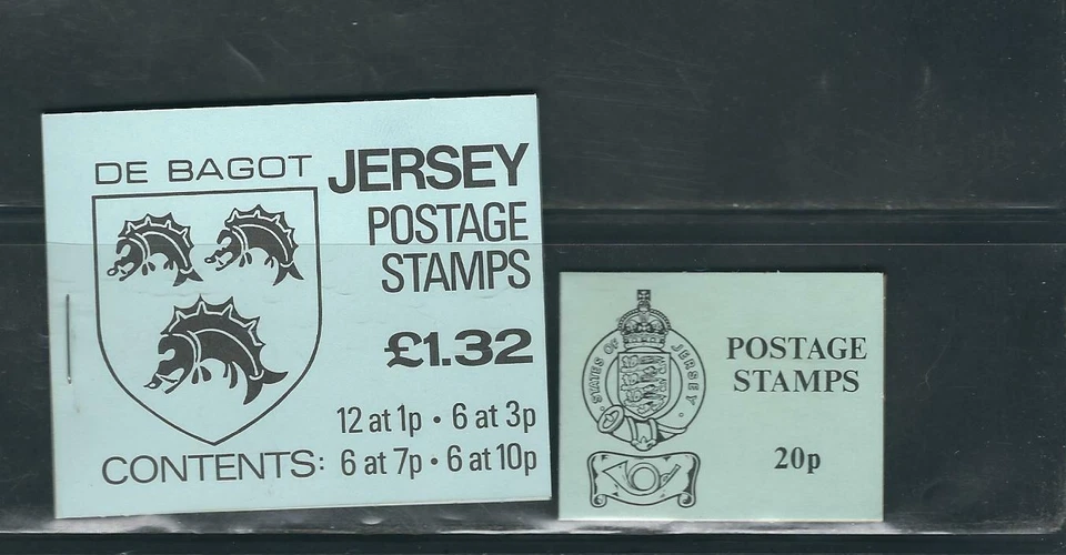 Jersey SC # 247a,249a,253a,256a De Bagot Crest. Complete Booklet .MNH - Image 1 of 1