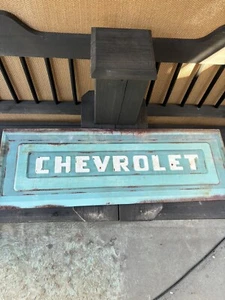 Chevrolet Sign Tailgate Wall Decor Garage Truck Car Parts Vintage Style Chevy - Picture 1 of 1