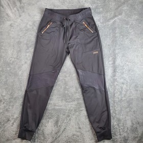PINK Victoria Secret Pants Women's S Black Ultimate Jogger Logo Pull On