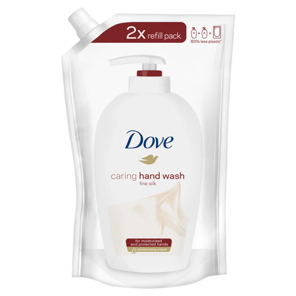 10x Dove Handseife 500ml Nachfüller Beutel Waschlotion Pflege Hygiene Schutz - Bild 1 von 1