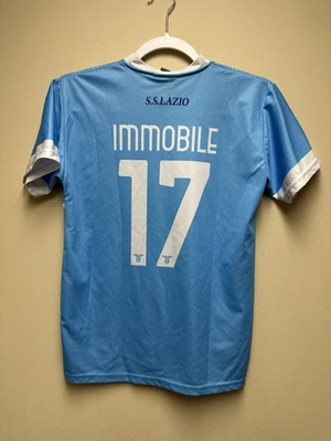 Camiseta SS Lazio Juvenil Talla 10 Inmobile #17 Calcio Serie A Italia Fútbol Fútbol Foto 1 de 4