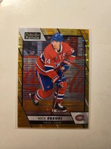 2023/24 O-Pee-Chee Platinum NICK SUZUKI Seismic Gold #46/50 - Montreal - Picture 1 of 2