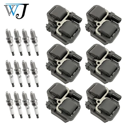 6X Ignition Coil+Iridium Spark Plug For 1998-2008 Mercedes-Benz C320  - Image 1 of 4