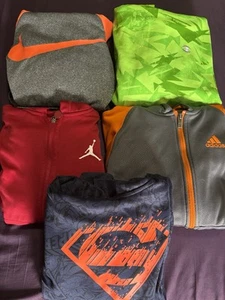 Lot Of Youth Boys Medium Name Brands ( Nike, Adidas, Champion, Jordan, Etc) - Picture 1 of 6