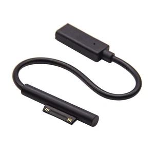 15V 3A Charging Cable USB Type-C Female Power Supply For Surface Pro 4 5 6 Go C - Picture 1 of 16