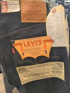 LVC Levi’s Vintage Clothing 501Z XX 1954 Selvedge Raw Denim Jeans 32×32 USA - Bild 1 von 9