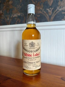 Dewars White Label Scotch Whisky, 0.7 Liter, 43% Vol, 60er Jahre, RAR - Bild 1 von 8