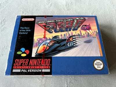 F-Zero - SNES (Sealed, Nintendo Stripe) PAL - Image 1 of 4