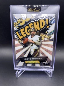 2025 Wild Card Comix Archie Manning Legend 1/1 New Orleans Saints - Picture 1 of 3