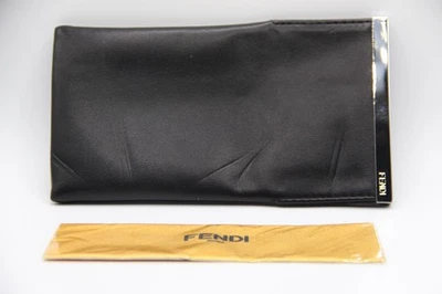 NUEVO FENDI AUTÉNTICO GAFAS DE SOL NEGRO BOLSA MAGNÉTICA ESTUCHE CON TELA Foto 1 de 3