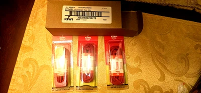 "Cordones planos para zapatos 6 kiwi ESTILO 45"" 3 pares 5-6 ojales" Foto 1 de 4