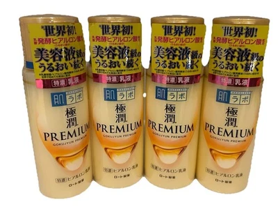 （Set of 4）New Rohto Hadalabo PREMIUM Emulsion Milky Hyaluronic Acid Moist 140mL - Image 1 of 4