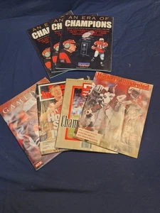 Siebenteiliges Lot Vintage Nebraska Football Championship Magazine / Programme - Bild 1 von 16