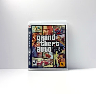 Grand Theft Auto IV Sony PlayStation 3 PS3 Mint CIB With Map Refurbished Tested - Image 1 of 4