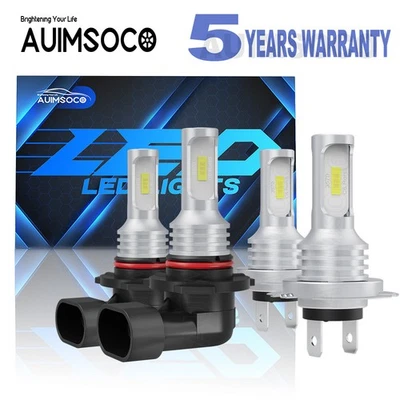 4x For BMW 528i 540i 1997-2000 LED Headlight High Low Bulbs Conversion 3600000lm - Imagem 1 de 4