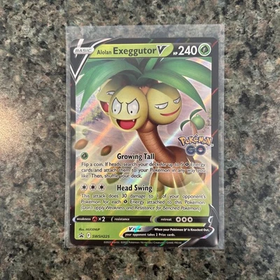 Alolan Exeggutor V SWSH225 SWSH: Sword & Shield Promo Cards Holo - Image 1 of 2