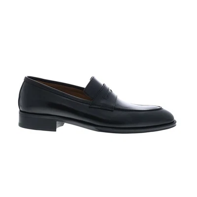 Mocassim Pastori by Di Bianco Titus Nappa Masculino Preto e Sapatos Slip Ons Penny - Imagem 1 de 4