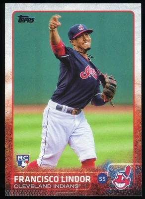Francisco Lindor 2015 Topps Update #US82 Rookie RC Indians Guardians Mets - Image 1 of 2