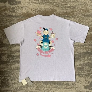 Beams T-Shirt Large Grey Japan Sabukaru Lugosis Graffiti Graphic Oversized BNWT - Picture 1 of 10