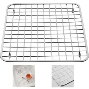 Sink Protector Gia Stainless Steel Grid Rack Non-Skid Mat Kitchen Garage Bathroo - Picture 1 of 9
