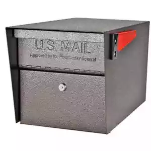 Locking Post-Mount Mailbox High Security Reinforced Locking System, Bronze - Picture 1 of 11