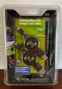 Uniwersalne ładowanie i synchronizacja micro USB chowane! Kable nowe w opakowaniu - Zdjęcie 1 z 4