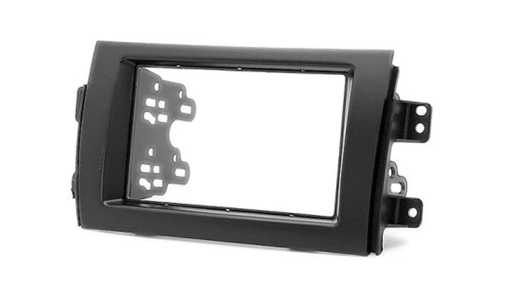 CARAV 09-002 Car Radio Faceplate for Suzuki SX4 Fiat Sedici 2-DIN Black - Image 1 of 1