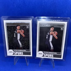 2023-24 Panini NBA Hoops - Hoops Tribute Winter #298 San Antonio Spurs (RC) BOTH - Picture 1 of 4