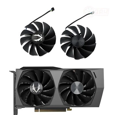 ZOTAC RTX 3050 / 3060 / Ti OC Twin Edge GPU Fan Set Replacement Graphics Card - Image 1 of 4
