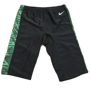 Nike Herren Jammer Badeanzug GR 30 Wettbewerb Lycra Spandex schwarz Racing Tribal - Bild 1 von 8