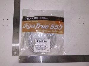 Black Box EVNSL625-0015, GigaTrue CAT6 Patch Cable Ethernet DATA 15'  - Picture 1 of 2