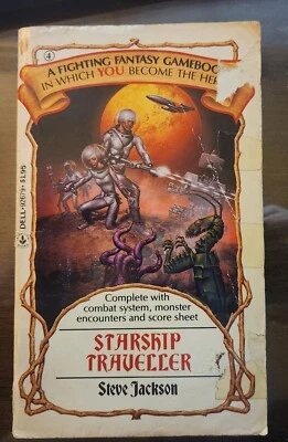 Vtg. Steve Jackson Fighting Fantasy Series 4 Starship Traveller, 1st print 1984 - Image 1 of 4
