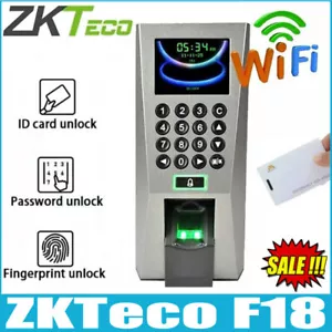 Nuovo ZKTeco F18 TCP/IP controllo accessi porta impronte digitali biometriche - Foto 1 di 8