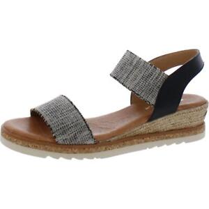 André Assous Womens Neveah Gray Wedge Sandals Shoes 10 Medium (B,M) BHFO 0311