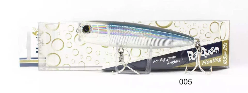Künstlich Spinning Maria Pop Queen 105 MM Popper 005 Yamashita Köder Meer Locken - Bild 1 von 1