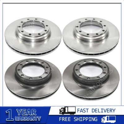 前后盘式制动转子 4 件 适用于 Freightliner FL60 1998 — 第 1/4 张图片