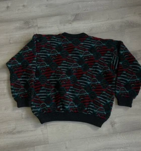 Vintage COOGI pullover sweater Men's XL Cotton Multicolor - Picture 1 of 5