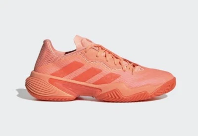WOMEN'S adidas Barricade Orange Tennis Shoes GW3816 Size 6 - Image 1 of 4