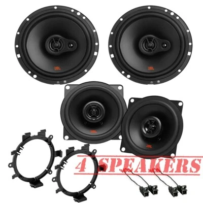 JBL Stage2 Series Front/Rear Speakers kit for 1999-2006 GM Pickup (4 DOOR ONLY) - Image 1 of 4