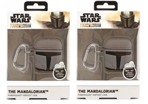 Lot De 2 Stars Wars The Mandalorian Beskar Casque Airpods Étui - Photo 1 sur 3