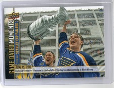 2019-20 Upper Deck Game Dated Moments Achievements St. Louis Blues Cup Parade SP