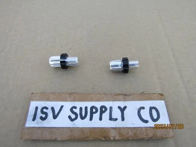 NUEVO JUEGO DE BARRILES DE AJUSTE DE ALEACIÓN MANGO FRENO BICICLETA NEGRO/PLATEADO Foto 1 de 3