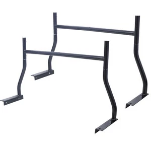 Universal Pick-Up Truck Rack 650 LBS Adjustable Fit 2-Bars Utility Ladder Truck - Picture 1 of 9