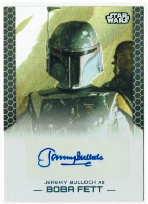 Star Wars Perspectives UK Edition 2014 Auto Autograph Jeremy Bulloch Boba Fett - Image 1 of 2