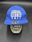 California CALI LIFE - STRAIGHT OUTTA CALI Blue Baseball Cap Hat Snapback NWT