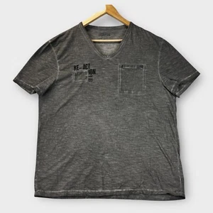 Camiseta Kenneth Cole Para Hombres Reacción R-83 Ropa de Calle Desteñida Usada Surfer Talla XXL - Imagen 1 de 19