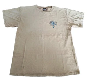 Vintage Primal Wear Shirt Men's Large Cycling Skeleton Frog Made in USA Beige - Picture 1 of 18