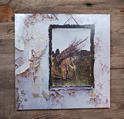 Led Zeppelin IV 1971 - Vintage Vinyl Record LP Pecko Duck SD-7208 First Pressing - Image 1 of 4